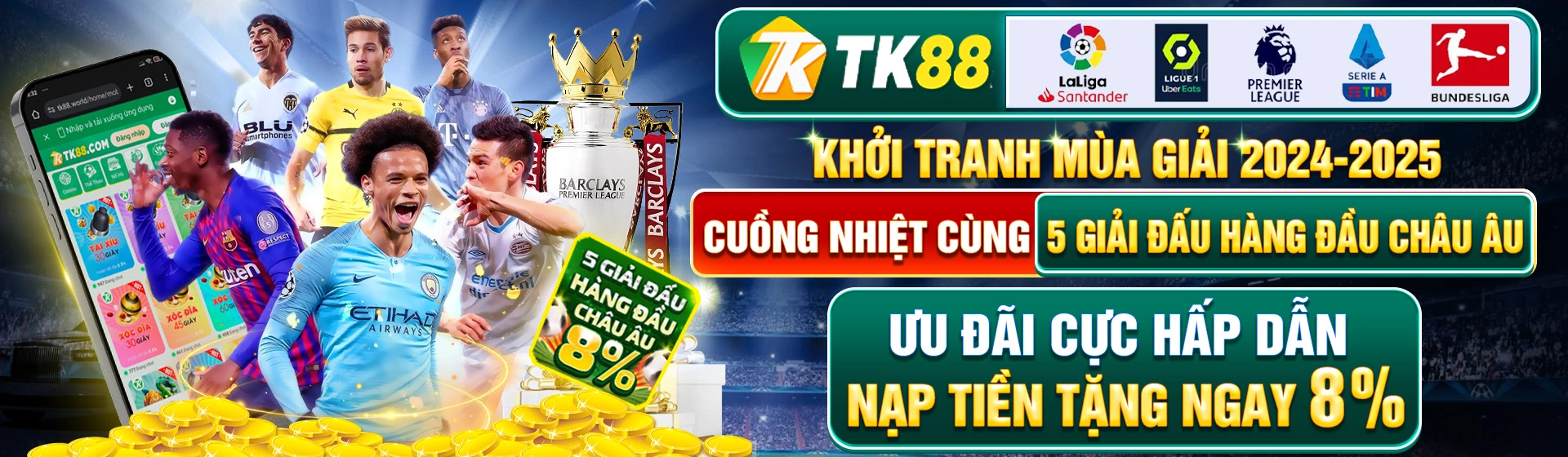Banner chuyên mục giải trí TK88
